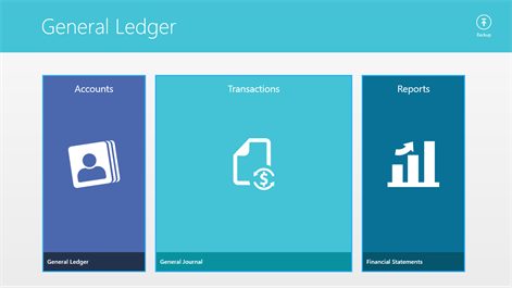 General Ledger Screenshots 1