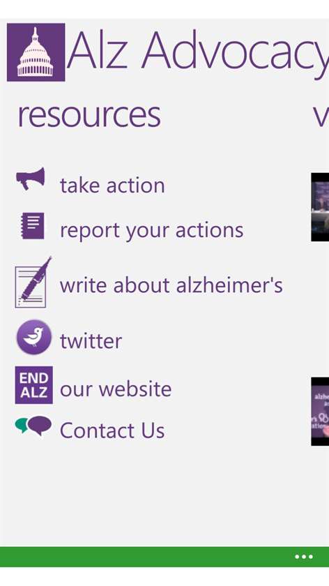 Alz Advocacy Screenshots 2