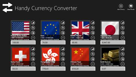 Handy Currency Converter Screenshots 1