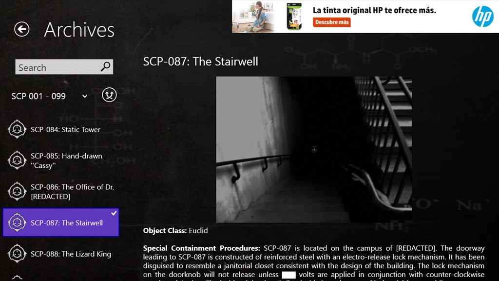 The SCP Foundation - Microsoft Apps