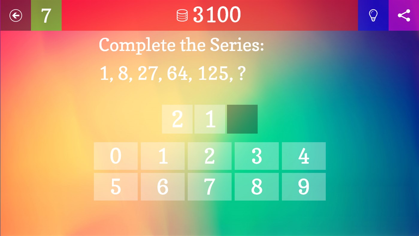 #5. Guess The Next Number (Windows) 作者: DamTech Designs