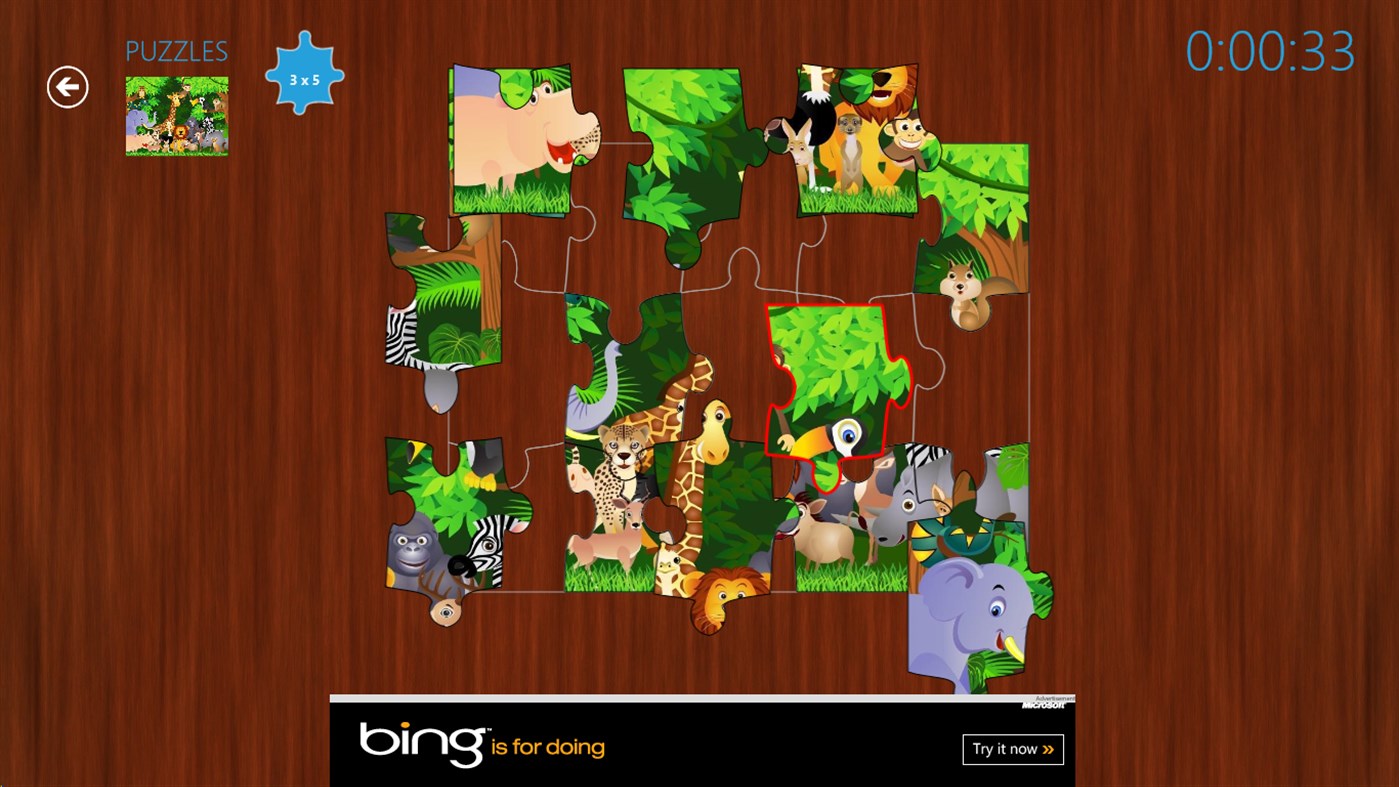 #1. Puzzles (Windows) By: Jujuba Software