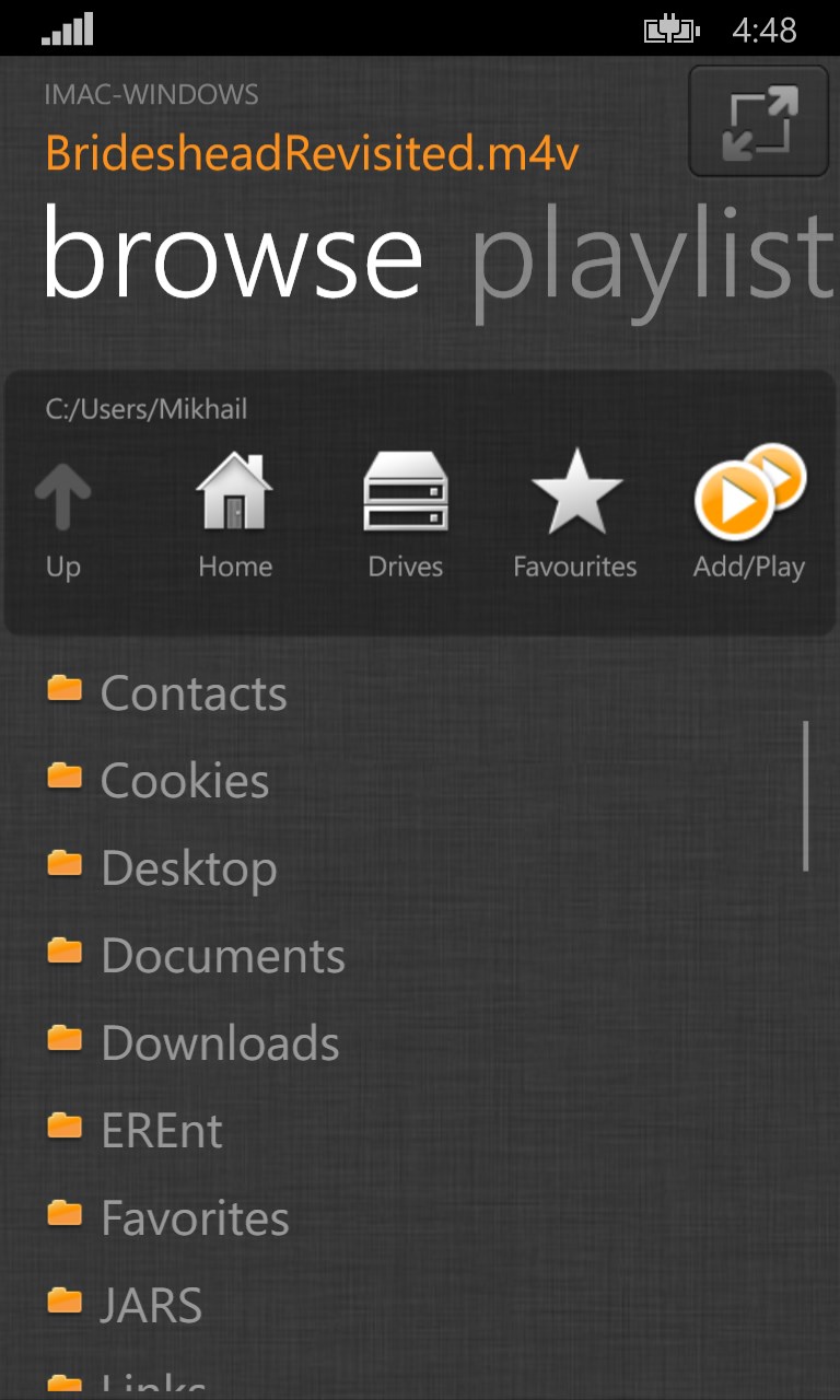 Captura de Pantalla 4 VLC Remote windows