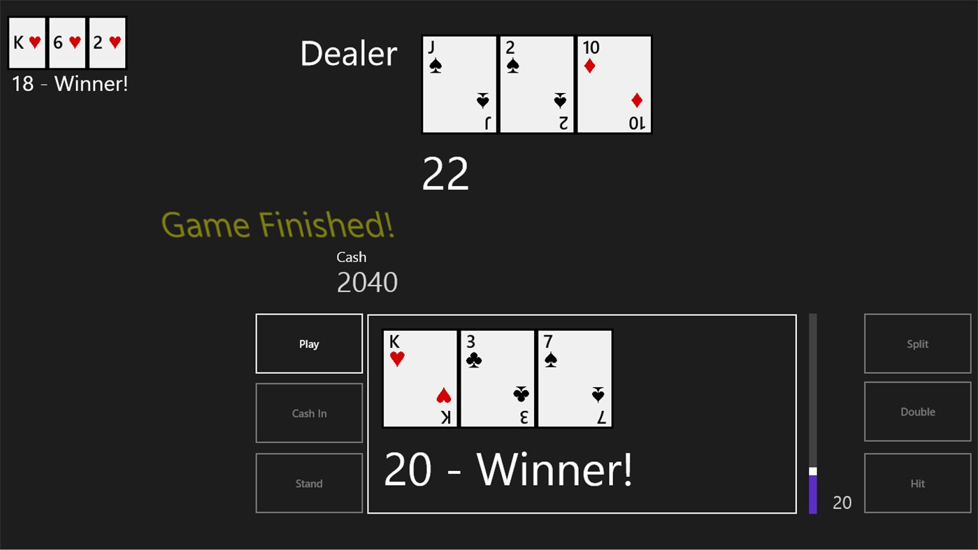 #3. BlackJack W8 (Windows) Bởi: ‪Krets‬