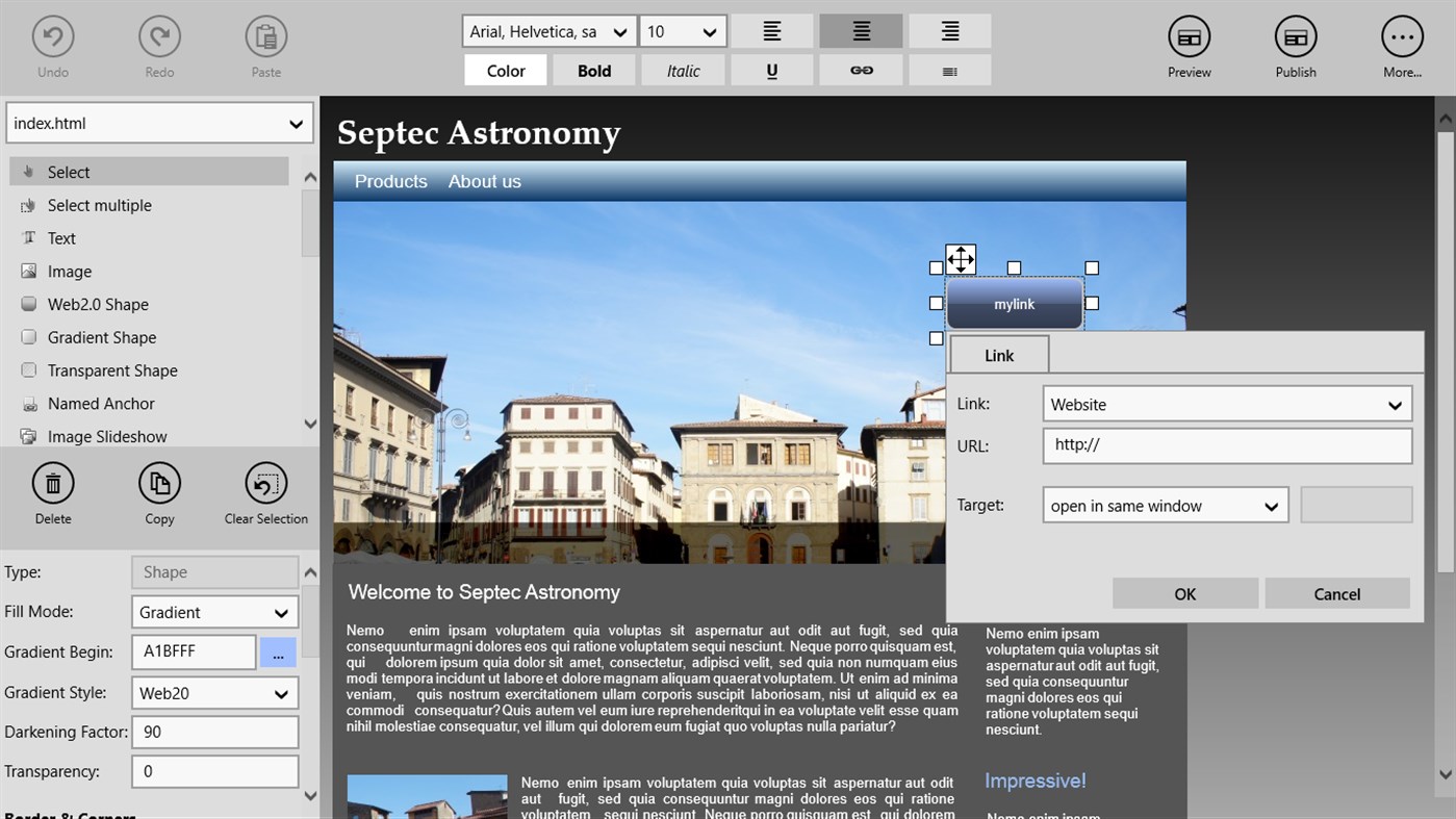 #2. Website Constructor (Windows) Von: Ambiera