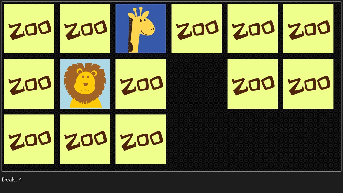#2. Memory Game Zoo (Windows) 由: Fernando Cardoso