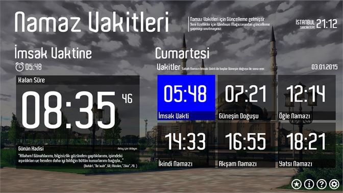 Namaz Vakitleri Al Microsoft Store Tr Tr