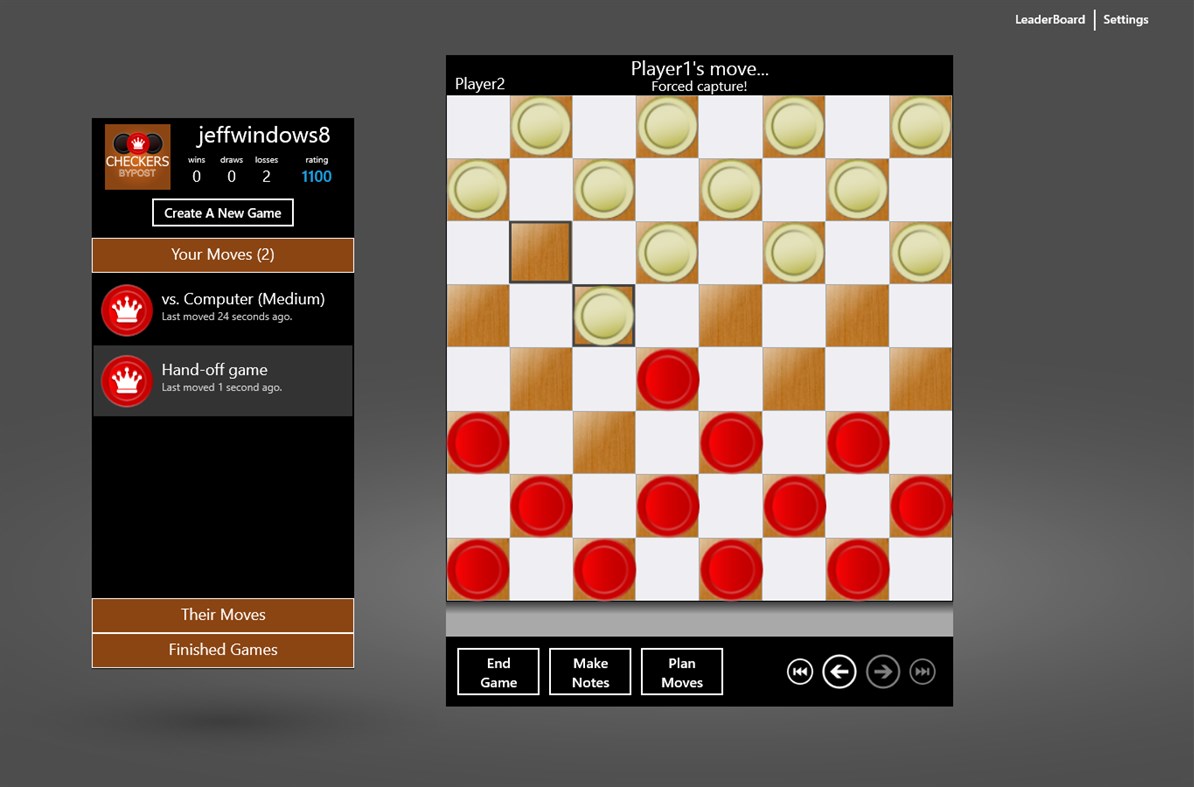 #1. Checkers By Post Free (Windows) Podle: Jeff Cole