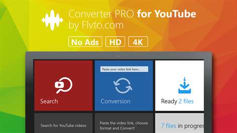 Converter 4K HD for YouTube by Flvto Screenshots 1
