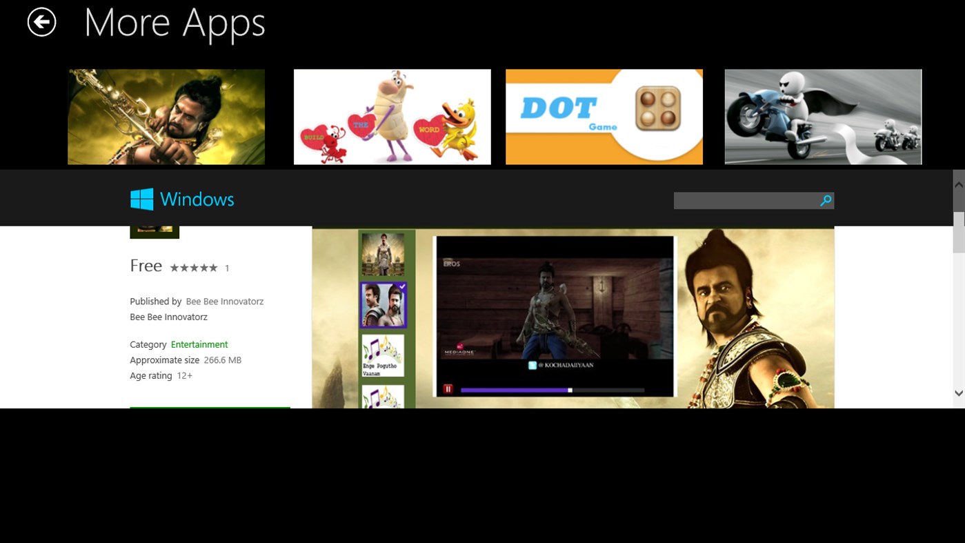#5. Tamil One Page Story Lite (Windows) 由: Bee Bee Innovatorz