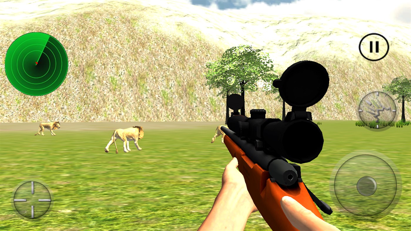 #3. Lion hunting 3D (Windows) 由: ZEKAB