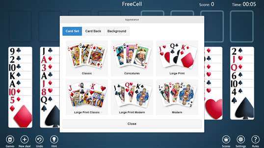 FreeCell Collection Free screenshot 6