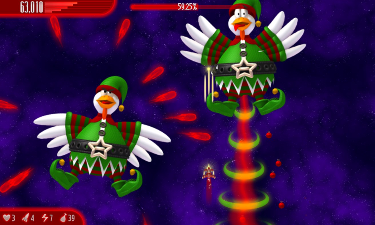 #1. Chicken Invaders 4 Xmas HD (Windows) 由: BETACOM S.A.