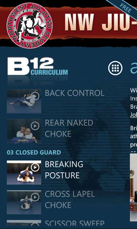 BJJ Basic-12 Free NWJJA Screenshots 2