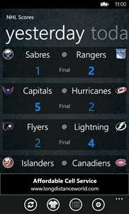 NHL Scores & Alerts screenshot 1