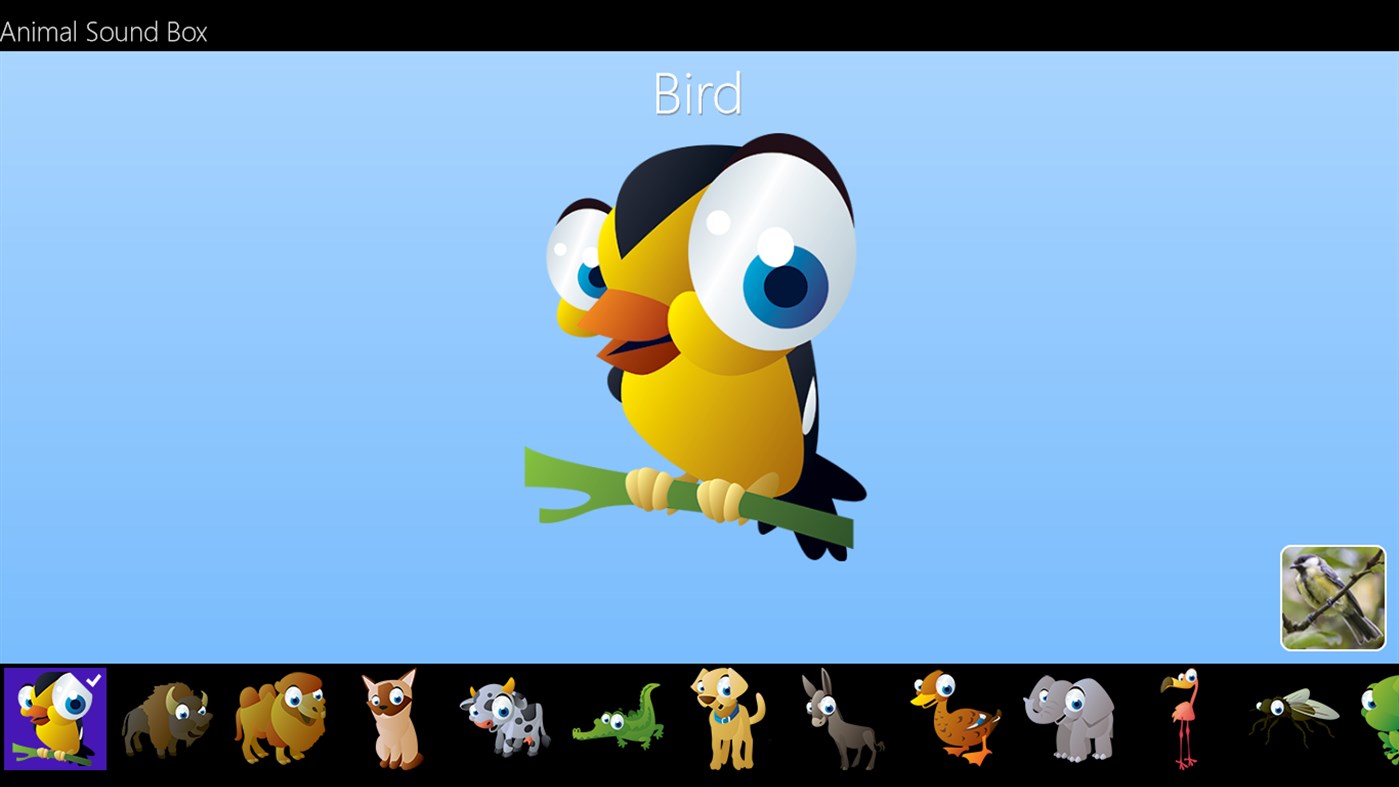 #2. Animal Sound Box (Windows) Podle: Eric LE ROY