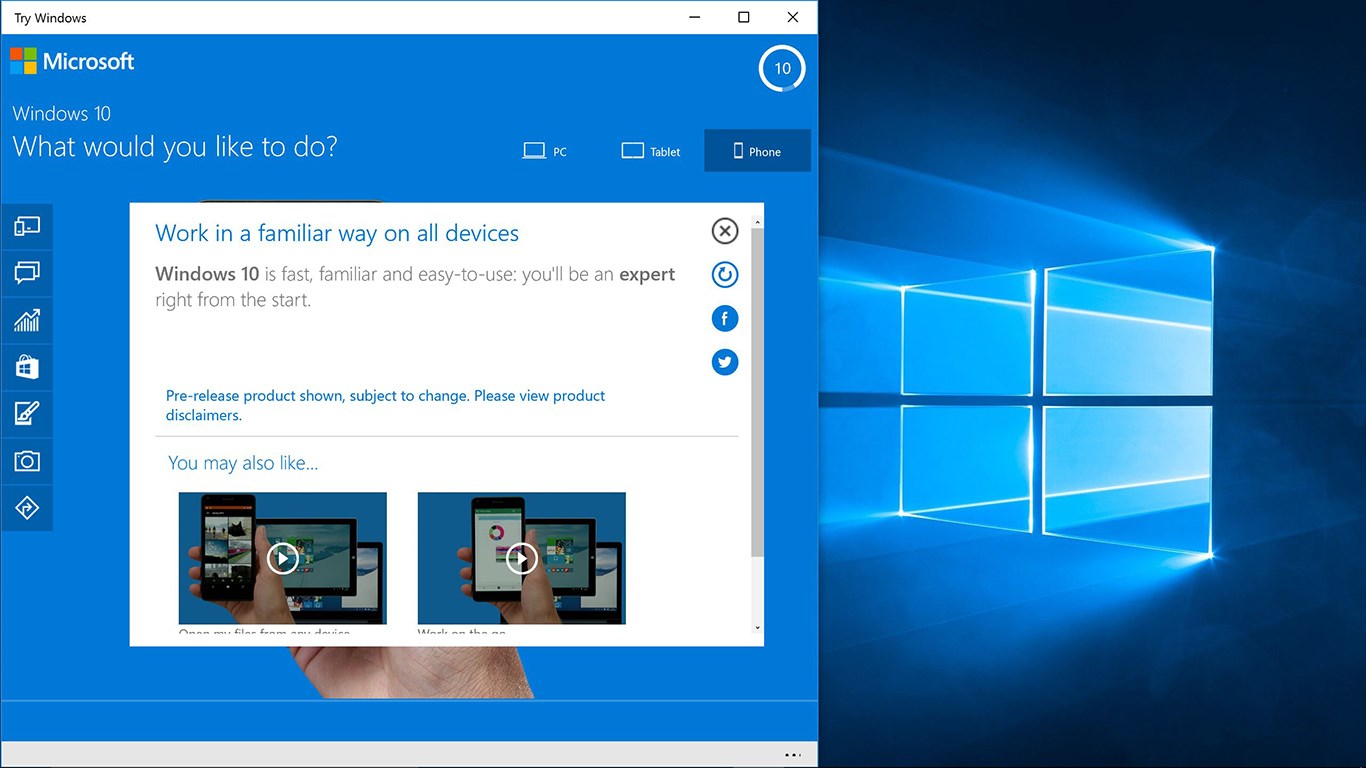 Try windows 10. Try windows 10
