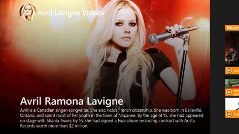Avril Lavigne Videos Screenshots 1