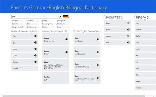 Barron’s Bilingual Dictionaries screenshot 2