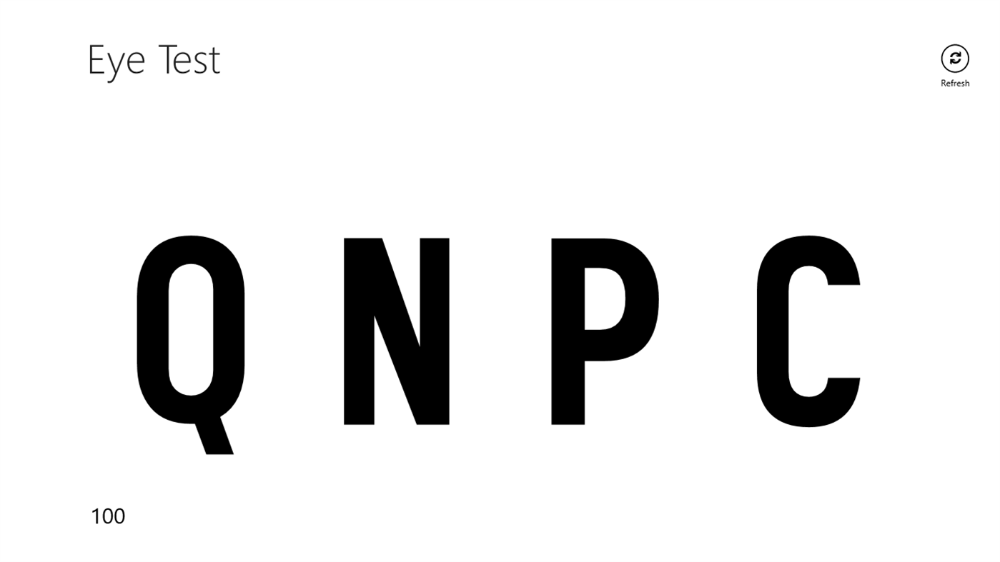 #5. Eye Test (Windows) De: Reflection IT