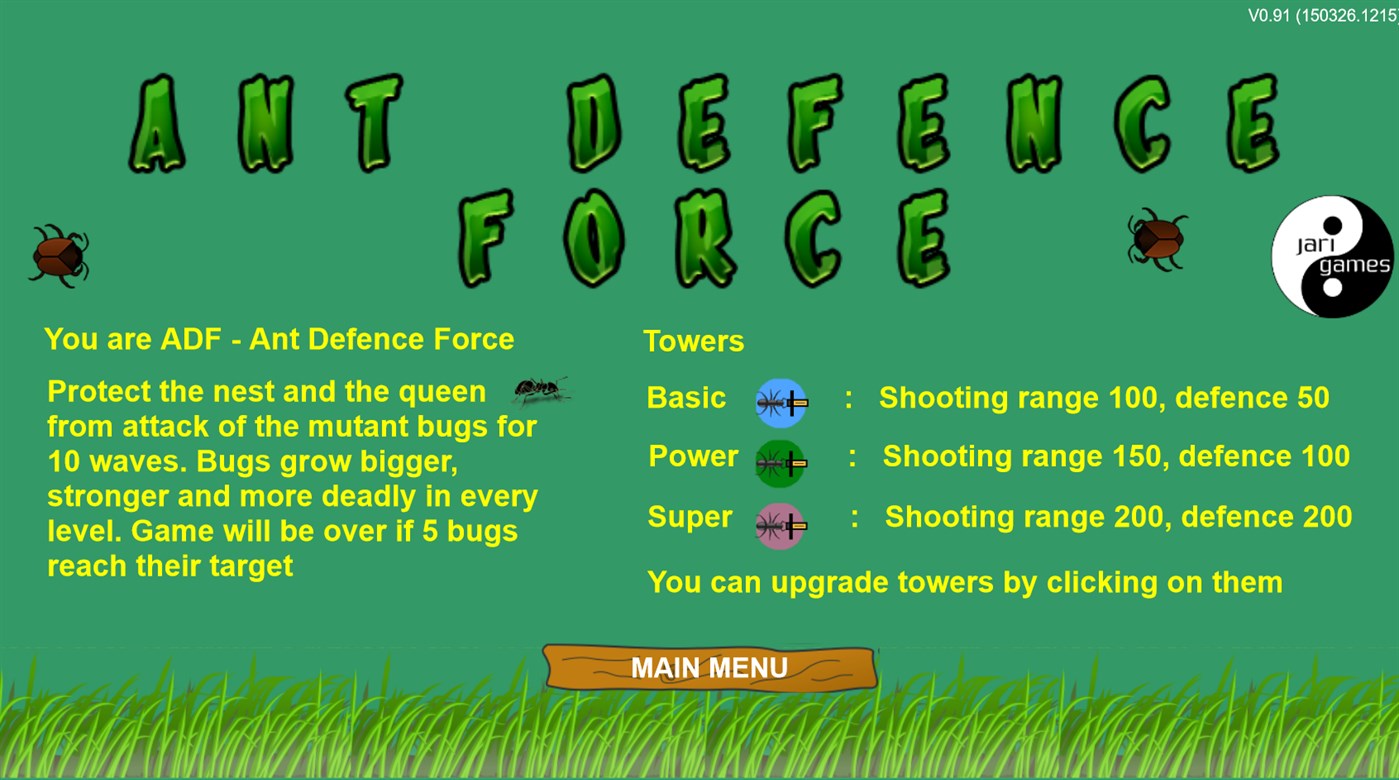 #3. Ant Defence Force (Windows) 由: Jarigames