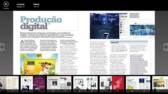 Revista Locaweb screenshot 4
