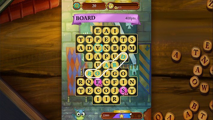 Find words to earn high scores!