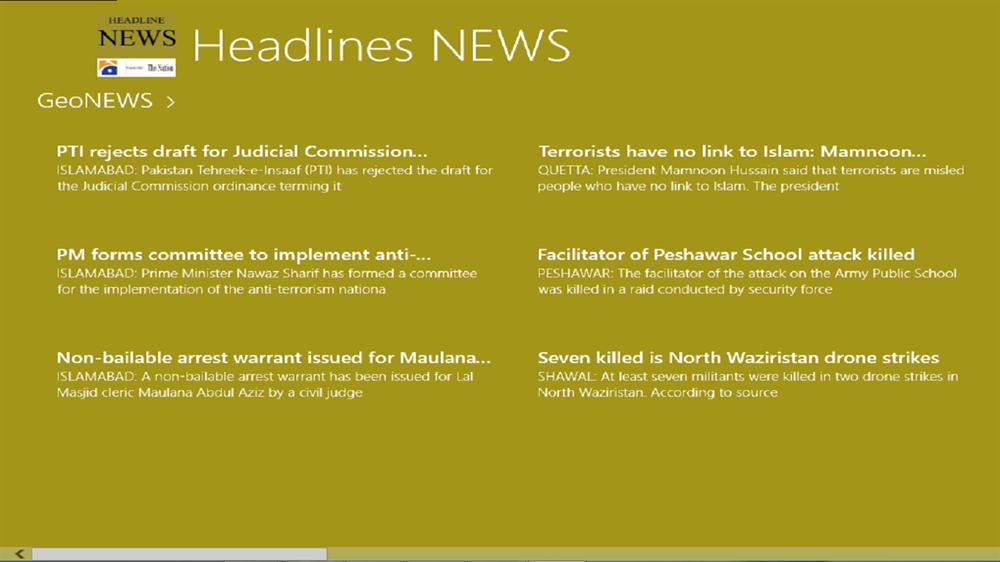 Complete with download headlines