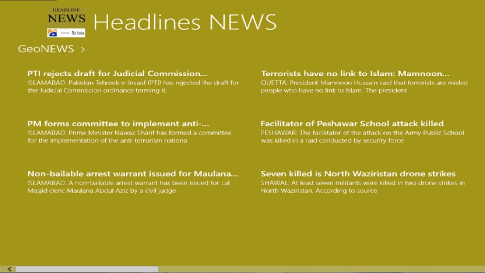 Download headlines extension