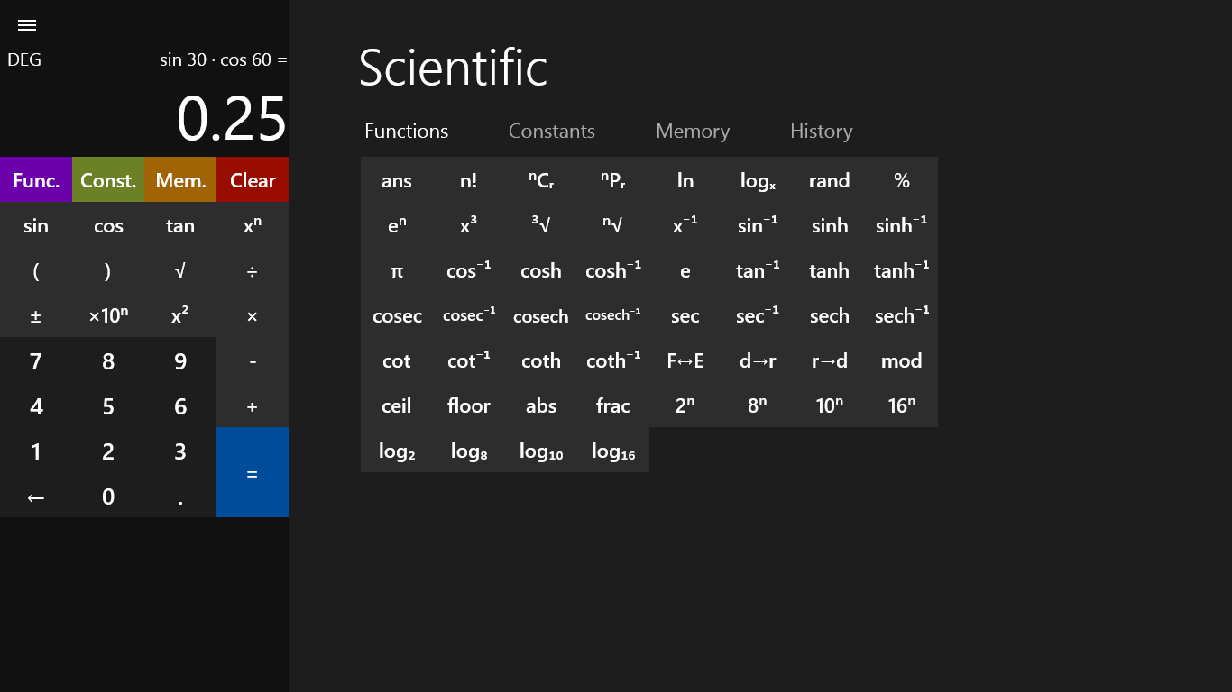 Calculator² for Windows 10