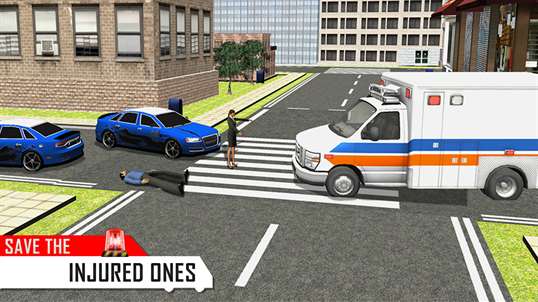 Ambulance Rescue Driver 3D - Patients to Hospital screenshot 3