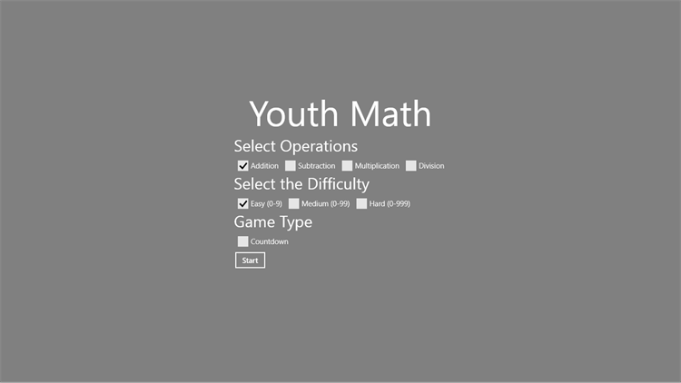 Youth Math - PC - (Windows)