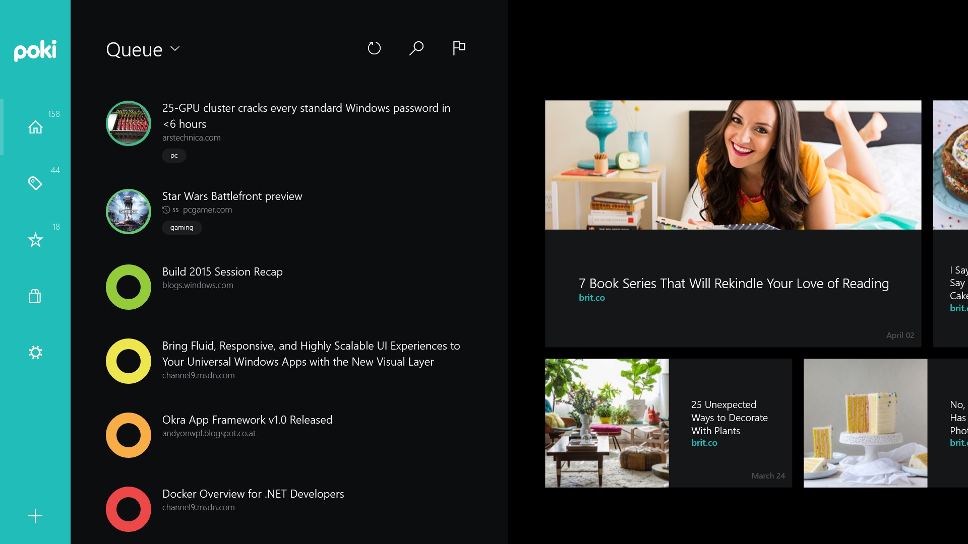 Poki (Windows Phone) review: Read things later with Poki for