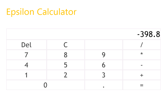 Epsilon Calculator screenshot 3