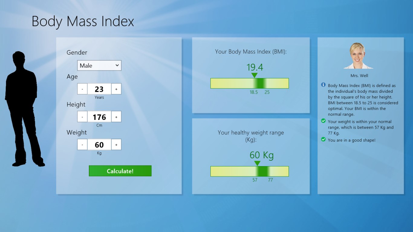 BMI Calculator screenshot