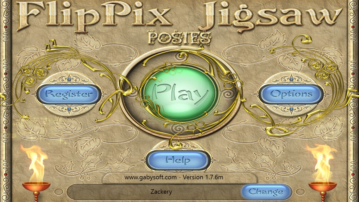 #4. FlipPix Jigsaw - Posies (Windows) 来自: GabySoft