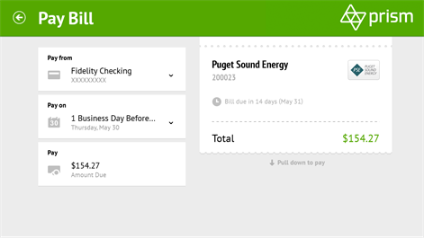 Prism Bill Pay Screenshots 2