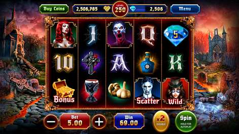 Vampire Queen Slots - Horror Casino - Pokies Screenshots 2