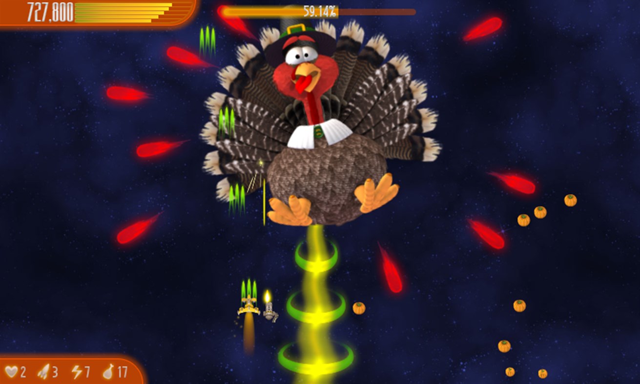 #1. Chicken Invaders 4 Thanksgiving HD (Windows) Podle: BETACOM S.A.