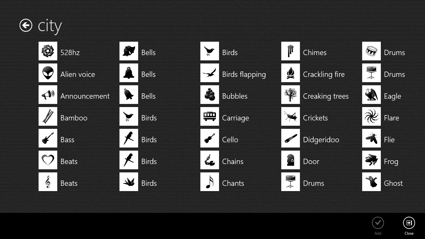 Customize sound effects