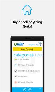 Quikr - Buy & Sell screenshot 1