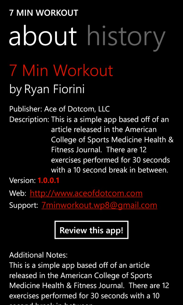 Get 7 Minute Workout Microsoft Store