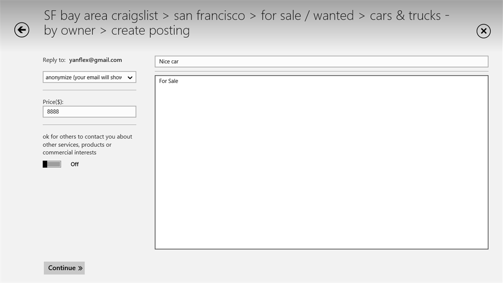 Craigslist Pro Microsoft Apps