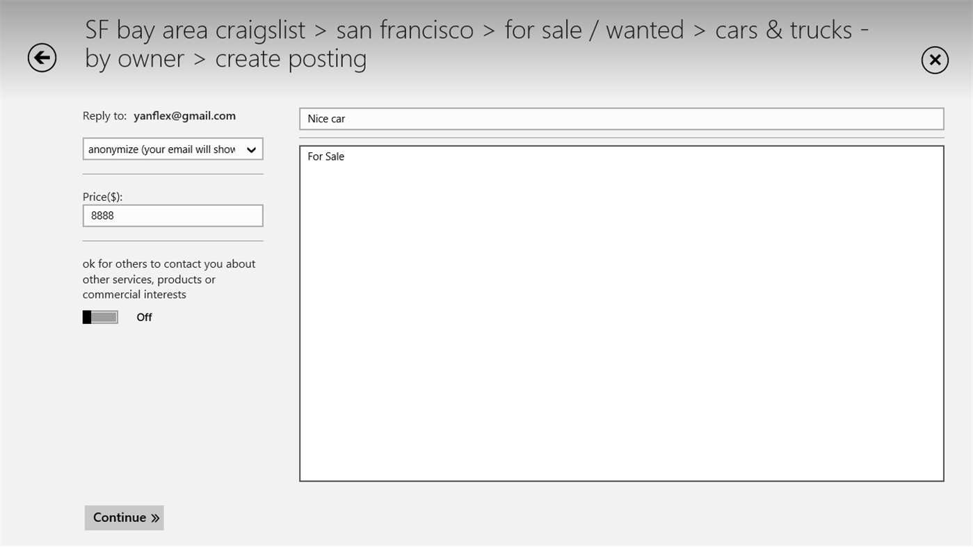 #7. CPlus for Craigslist (Windows) Podle: YanFlex