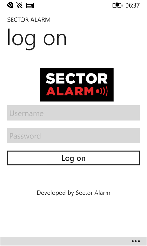 Sector Alarm Screenshots 1