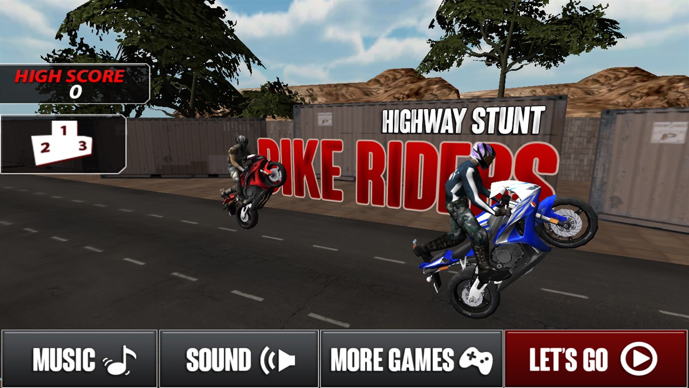 #1. Highway Stunt Bike Riders Pro (Windows) By: AppTeeka