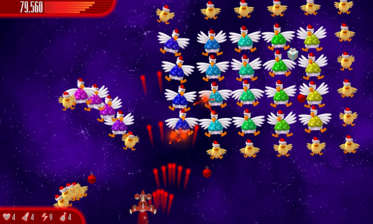 #2. Chicken Invaders 4 Xmas HD (Windows) 由: BETACOM S.A.