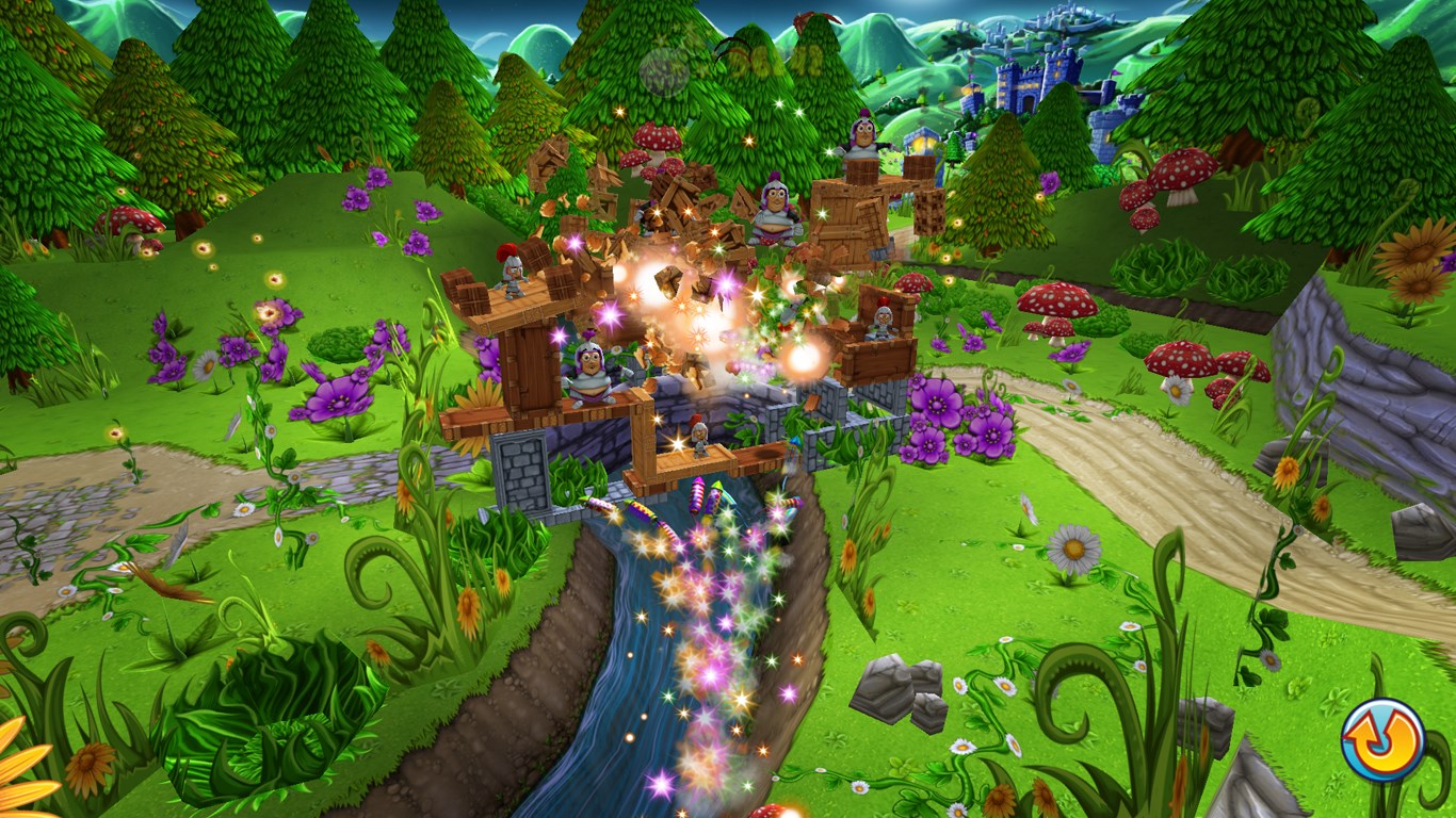 Light up the sky and take down structures with Fireworks Frenzy