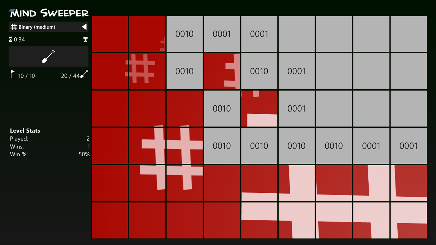 #2. MindSweeper (Windows) Bởi: ‪Mystic Sushi Studios‬