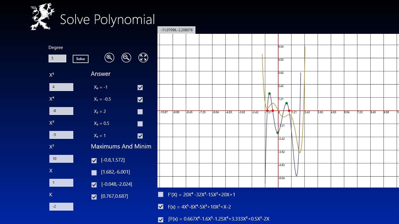 【图】Solve Polynomial Equation(截图3)